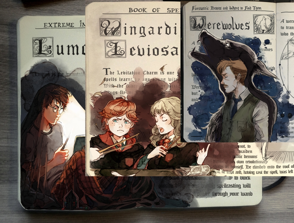 Harry Potter Sketches by Gabriel Picolo
